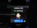 Scroll to Top Button using Javascript | CodingClash | #javascript #webdevelopment #coding