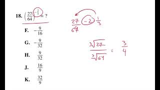 ACT MATH Question of the Day: 18