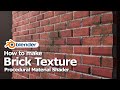 Blender Brick Texture | Procedural Texture Material | 3D Brick Wall