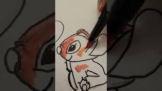 coloring angel from lilo and stitch