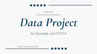 Data Project with STATA