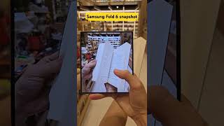 Samsung Fold 6 snapshot effect display #shorts