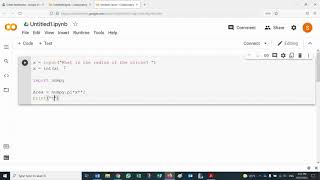 Python: Input() with Colab