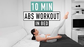 ABS WORKOUT IN BED | lose fat at home