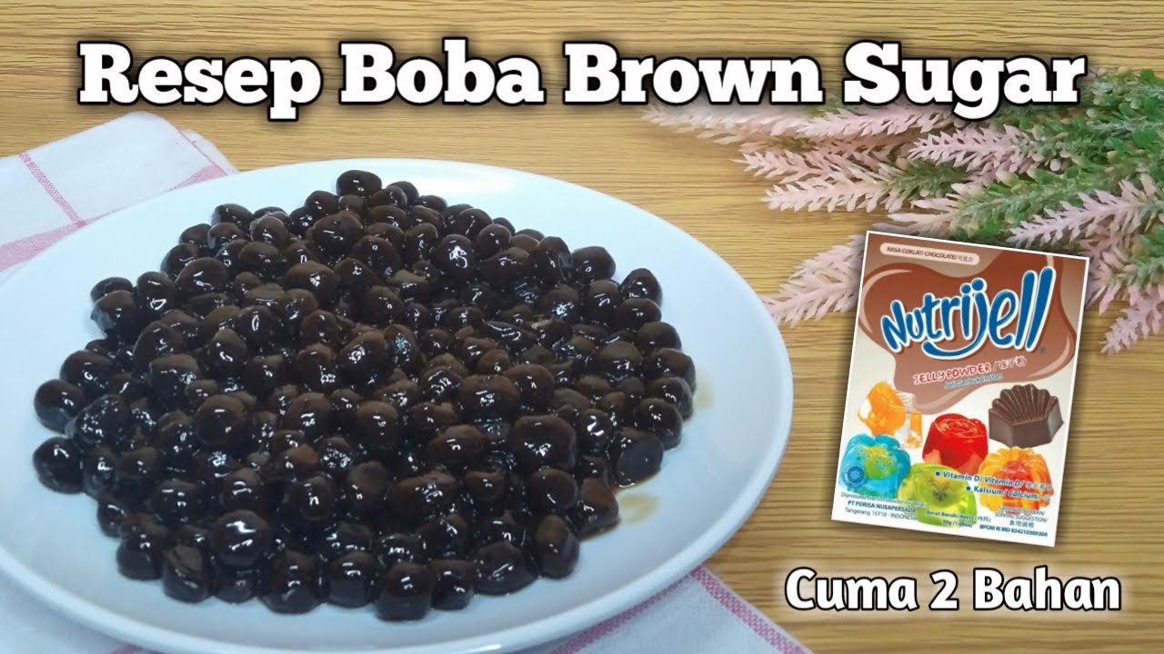 BOBA BROWN SUGAR || Resep Takaran Sendok Simple Dan Praktis - YouTube