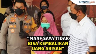 Sambil Terisak, Bandar Arisan yang Tipu Ratusan Peserta Rp 1 Miliar Minta Maaf