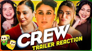 CREW Official Teaser Reaction! | Tabu | Kareena Kapoor Khan | Kriti Sanon |  Diljit Dosanjh