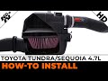 Toyota Tundra/Sequoia 4.7L [#57-9027] Air Intake Installation