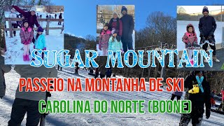 Sugar Mountain 🏔 Nosso Passeio na montanha de Ski 🎿 | Carolina Do Norte ( Boone)