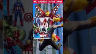 Why Superhero Costume change in Every Movies #shorts #spiderman