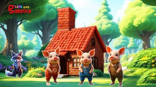 மூன்று சிறிய பன்றிகள் - Three Little Pigs | Tamil Nursery Rhymes for Children | Galatta Kids |