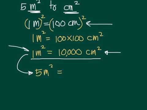 Conversion of Units- Square Centimeters to Square Meters and Square Meters to Square Centimeters Conversion of Units- Square Centimeters to Square Meters and Square Meters to Square Centimeters