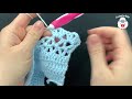 how to crochet this beautiful crochet baby dress set easy baby frock various sizes