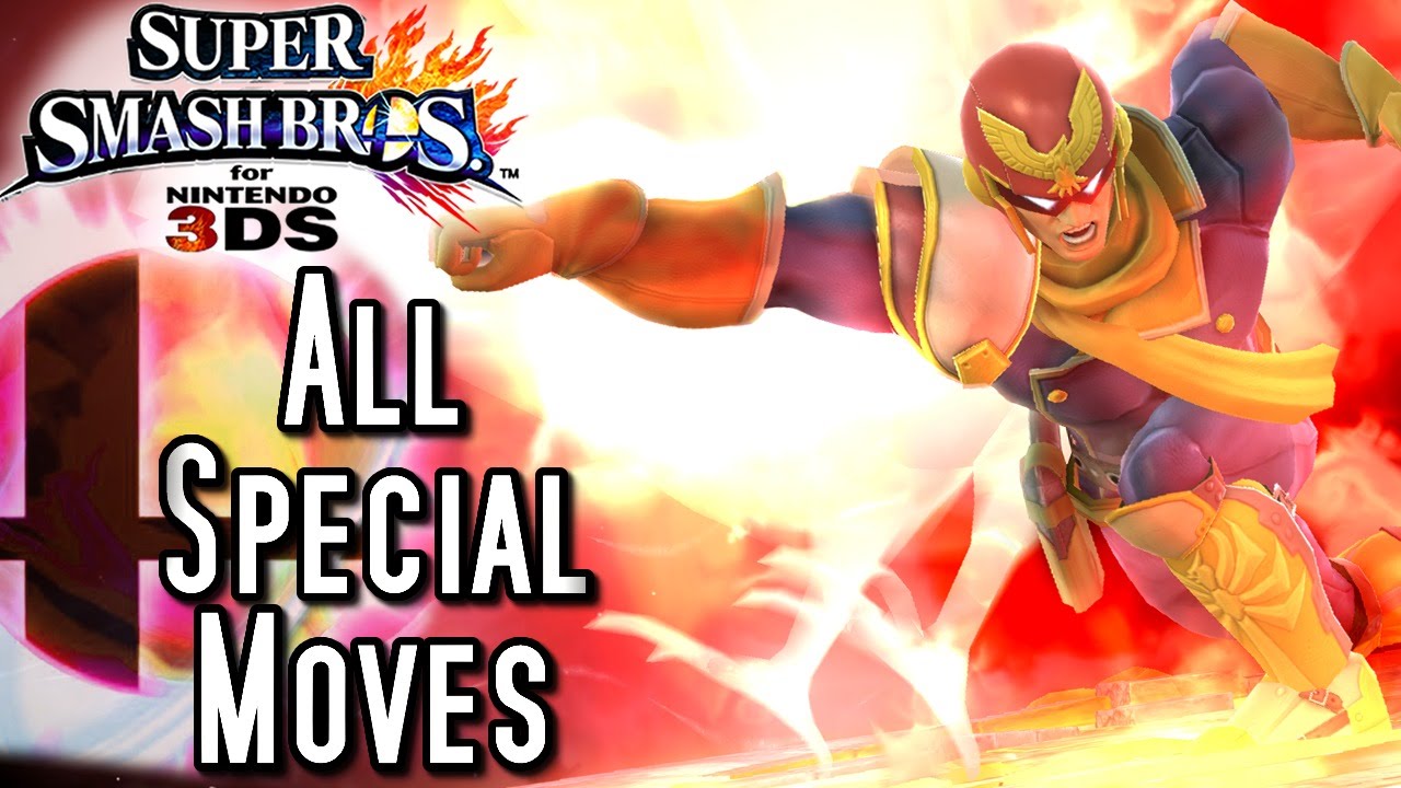 Super Smash Bros ALL Special Moves (3DS) - YouTube