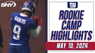Malik Nabers, Tyler Nubin get their first taste of New York at Giants Rookie Cam