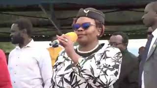 RUTO MUST GO!! Gathoni Wamuchomba roars in Nyandarua after Teargas was thrown at her