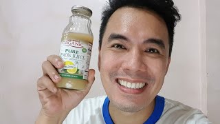 ORGANIC LEMON JUICE TASTE TEST AND REVIEW KETO SUPERFOOD