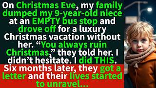 At Christmas my 9 year old niece was told to “take the bus home” and stay there ALONE for four day