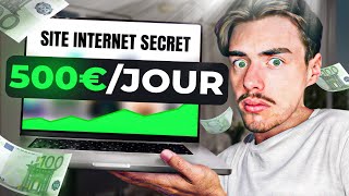 Comment GAGNER 500€/JOUR avec un Site Internet SECRET🤫💸