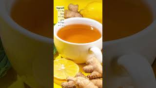 Refreshing Lemon Ginger Tulsi Tea Recipe