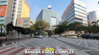 Makeover Of Bandra Kurla Complex, Mumbai for G20 Summit 2023 - 4K Tour