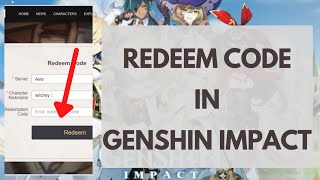 HOW TO REDEEM CODES IN GENSHIN IMPACT (2022)