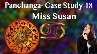 Panchanga Case Study-18  Miss Susan, Cancer Rising