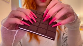 ASMR Tapping\u0026Scratching on random Items (Long nails,no talking)