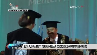 Raih Gelar Doktor Kehormatan, Menteri Susi Terharu