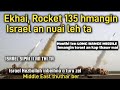 Ekhai!! Rocket 135 chuan Israel a nuai leh ta | Houthi ten an kal bawk| Sipai an luh belh e