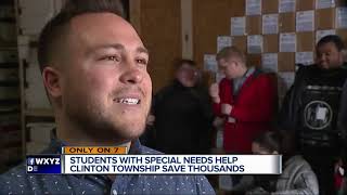 Special needs students honored for project that saved Clinton Township taxpayers $22,000