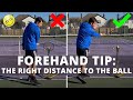 Master The Right Distance To The Ball