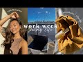 *realistic* week in my life | 9-5 work-life balance, PR unboxing, time blocking