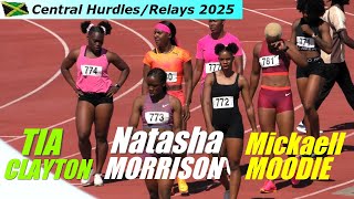 Women 60m | Tia CLAYTON | Natasha MORRISON | Mickaell MOODIE | Central Hurdles/Relays/Field 2025