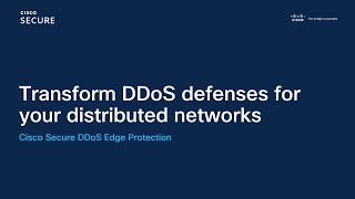 Cisco Secure DDoS Edge Protection Demo | Safeguard Your Network Against DDoS Attacks
