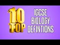 IGCSE Biology 2024 Top 10 Most Important Definitions