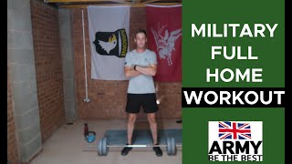Military Full Body Home Workout | British Army Fitness