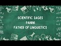 Scientific Sages : Panini - The father of linguistics.   #historified #india #incredibleindia #sages