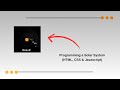 Making a Solar System using HTML, CSS and Javascript