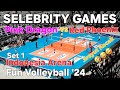 Set 1 | Selebrity Games | Pink Dragon vs Red Phoenix Fun Volleyball '24 | Indonesia Arena Jakarta