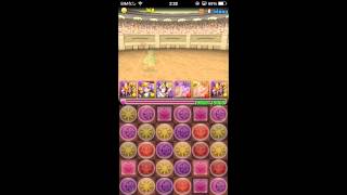 【パズドラ】第4回(1226~0104)チャレンジダンジョン！ Lv1-3　アヌビスパ