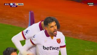 Emerson Goal | Aston Villa vs West Ham United (1-1), All Goals Results And Extended Highlights..