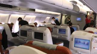 アエロフロート　ビジネスクラス　香港→モスクワ　aeroflot business class HKG→MOW