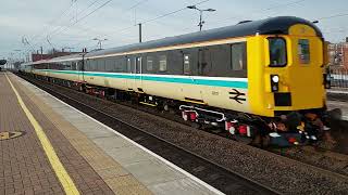 Scotrail Push Pull set back on the rails! LSL's 47712 propels through Wigan North Western. 08/02/23.