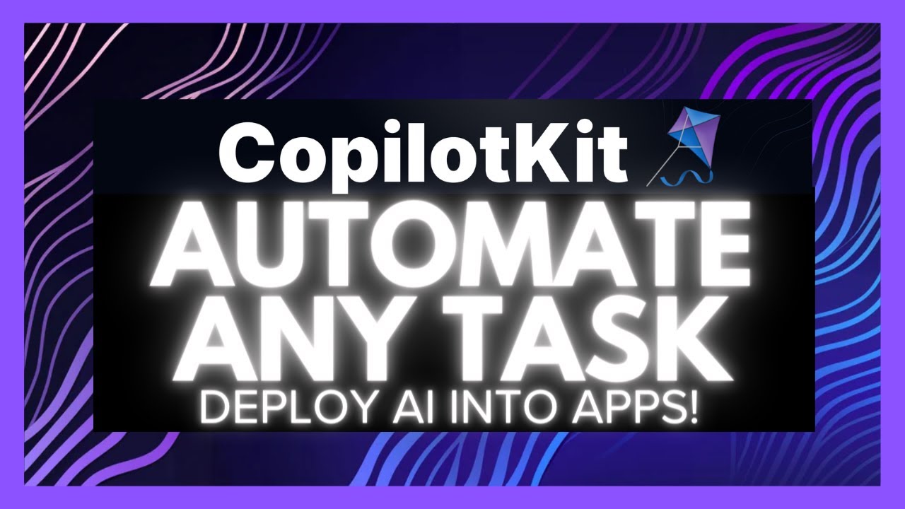 Copilotkit Deploy In App Ai Agents To Automate Any Tasks With