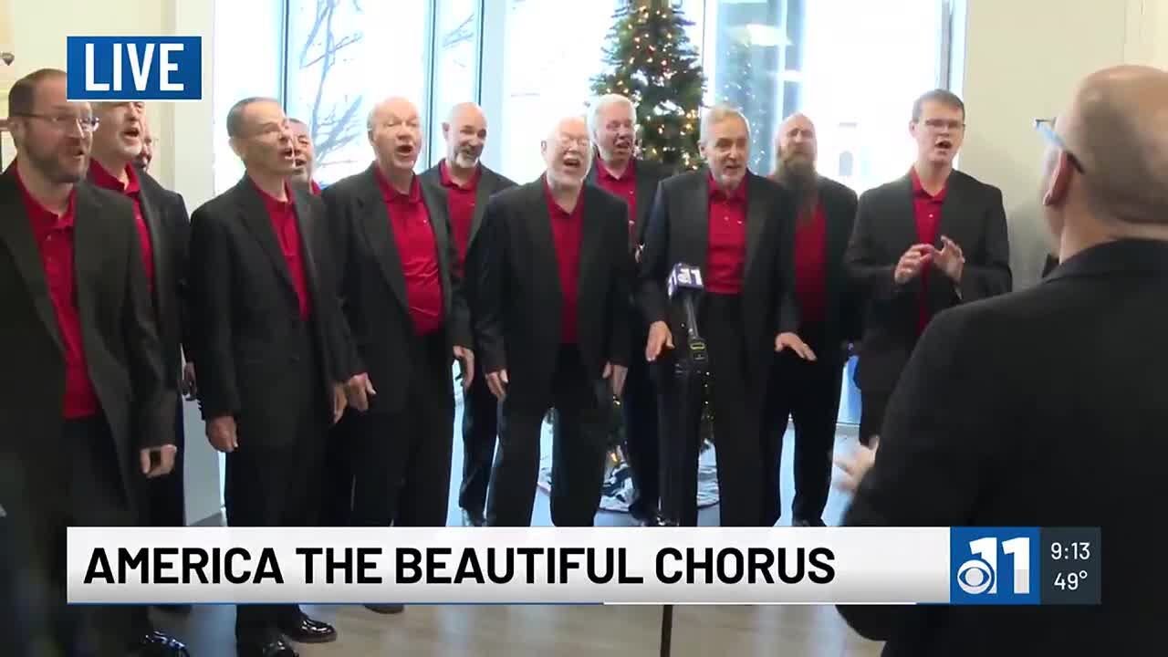 Watch America The Beautiful Chorus Performs At 11 News Youtube