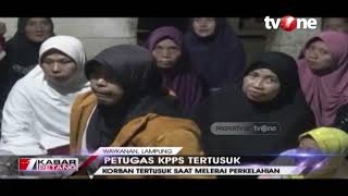 Petugas KPPS Tertusuk Saat Melerai Perkelahian