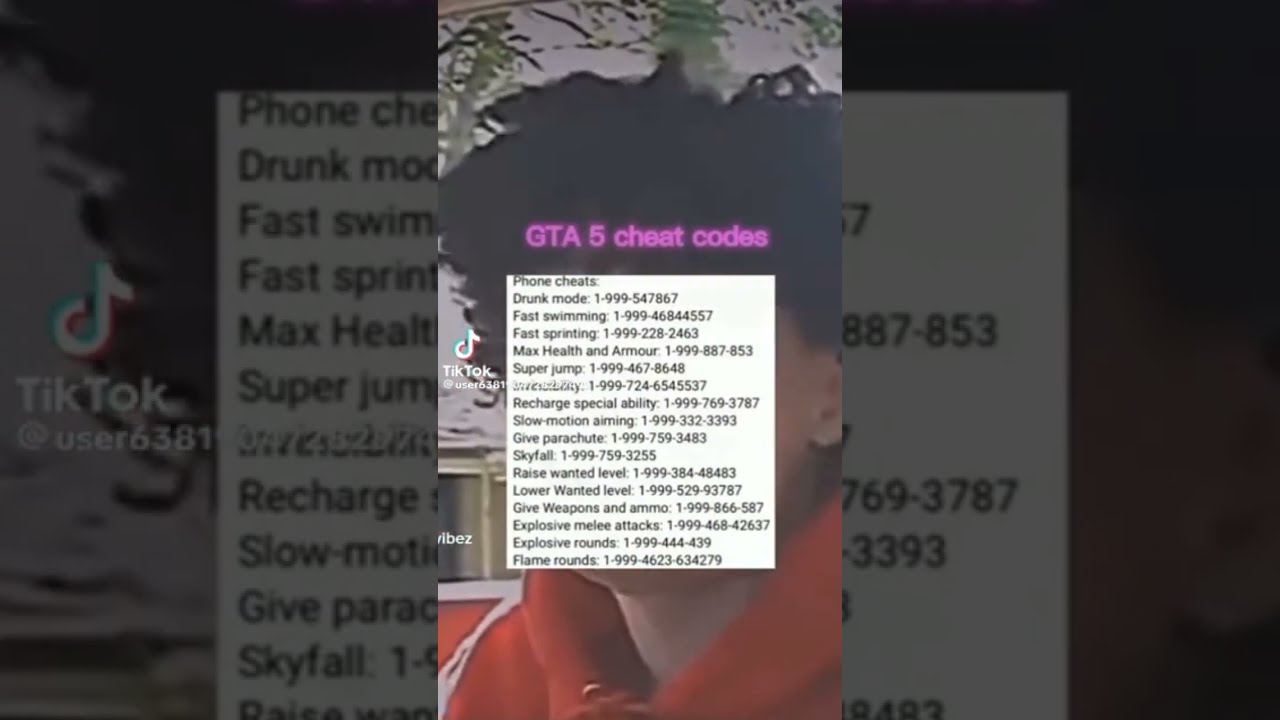 Best Gta 5 cheat codes 100% works