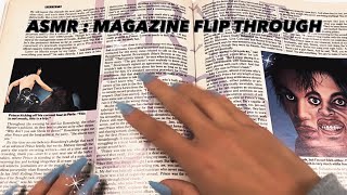 ASMR | 80's Magazine Flip through, Prince Cover