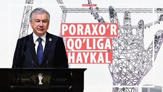 OzodNazar: Mirziyoyev poraxo’rning qo’liga haykal qo’ydi